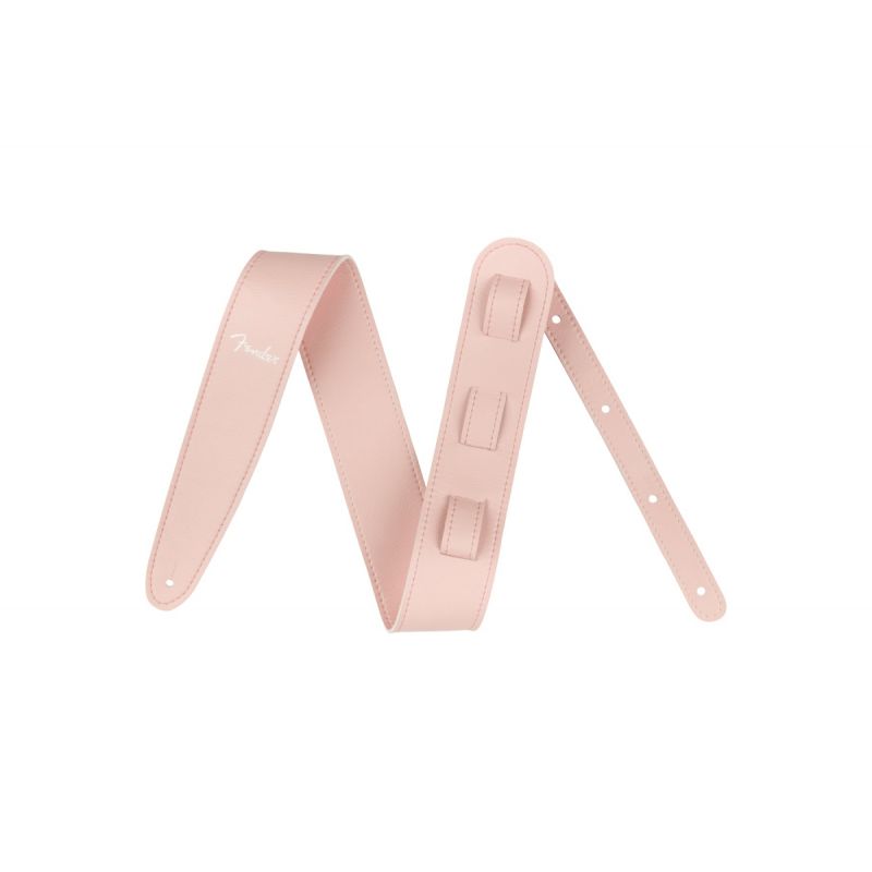 Гитарный ремень FENDER STRAP 2.5" VEGAN LEATHER SHELL PINK